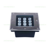 SPOTURI LED EXTERIOR - Reduceri Spot LED Exterior Incastrat 12W 220V Patrat Promotie